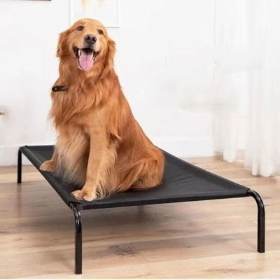Cama para mascotas exterior recubierta por electroforesis con certificación ISO9001 y alta durabilidad