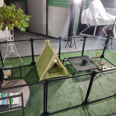 Perrera de mascotas en estilo de moda de casa con recubrimiento en polvo y electroforesis