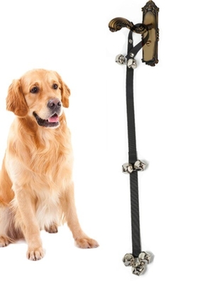 Productos de entrenamiento de mascotas mejorados campanas de puerta ajustables para perros para entrenamiento de allanamiento de casas