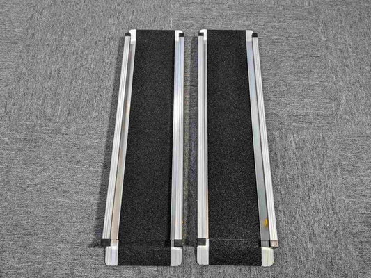 Rampa de scooter de movilidad de aluminio portátil plegable de 36 cm para escaleras escaleras aceras aceras