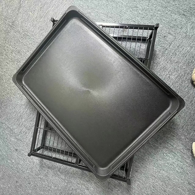 Caja de basura para perros de alambre de hierro de tubo cuadrado perfecta para el entrenamiento en el baño
