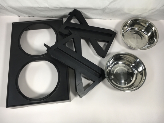 Alturas ajustables Comida para mascotas Cuencos de agua Alimentos para mascotas elevados para perros gatos Animales pequeños
