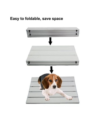 Pad de refrigeración para mascotas de aleación de aluminio Pad de hielo lavable a mano para animales pequeños gatos y perros
