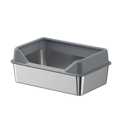 Caja de carga de arena de gato de acero inoxidable y plástico de Maine Cantidades de carga 20 GP 70 conjuntos