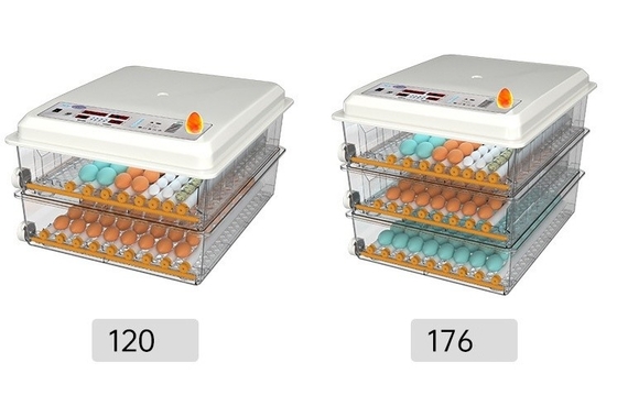 20 GP Carga de 70 juegos de incubadora de huevos de gallina totalmente automática para la cría de aves de corral