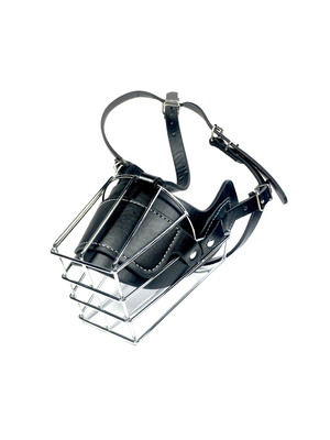 Cubo de perros de alambre metálico ajustable para razas medianas y grandes Respirable cómodo