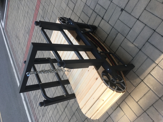 Caminadora para perros no eléctrica personalizable para razas medianas y grandes Marco de madera