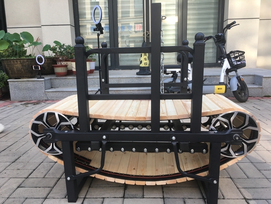 Caminadora para perros no eléctrica personalizable para razas medianas y grandes Marco de madera