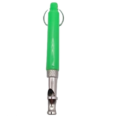 Entrenamiento de ladrido de recuerdo simple con silbato de perro rosa y cordón ajustable