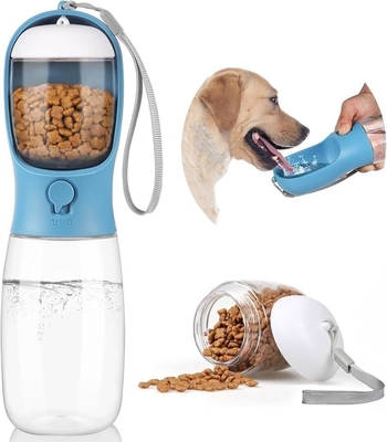Dispensador de agua multifuncional para perros con diseño desmontable para contenedores de alimentos