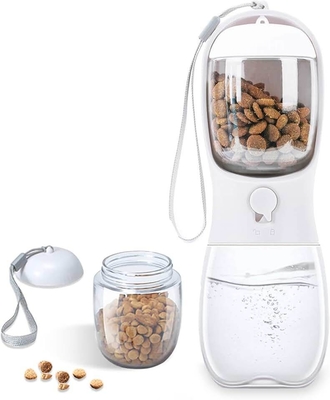 Fuente de alimentación No aplicable Dispensador de agua para mascotas portátil superior con alimentador para beber