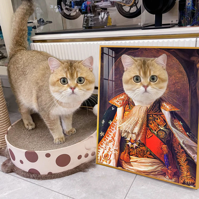 Retrato de mascota Cuadro fotográfico de aleación de aluminio Recuerdo personalizado para perros y gatos