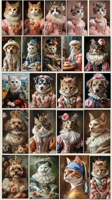 Retrato de mascota Cuadro fotográfico de aleación de aluminio Recuerdo personalizado para perros y gatos