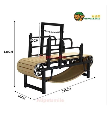 Gran cinta de correr para perros de madera para entrenamiento y carrera de tamaño personalizado cinta de correr de hierro HBS-ZH-180