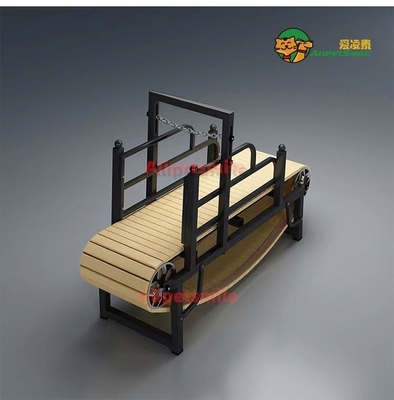 Gran cinta de correr para perros de madera para entrenamiento y carrera de tamaño personalizado cinta de correr de hierro HBS-ZH-180
