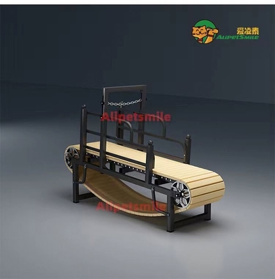 Gran cinta de correr para perros de madera para entrenamiento y carrera de tamaño personalizado cinta de correr de hierro HBS-ZH-180