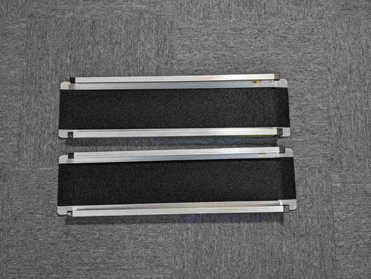Ancho abierto de 73 cm T3-T8 Rampa de aluminio para escaleras Puertas Escaleras Superficie antideslizante