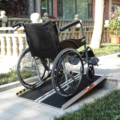 Ancho abierto de 73 cm T3-T8 Rampa de aluminio para escaleras Puertas Escaleras Superficie antideslizante