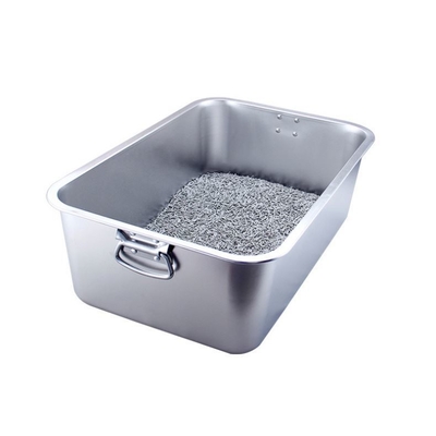 Di adiós al plástico y hola a nuestra cuenca de baño de gatos de acero inoxidable sostenible