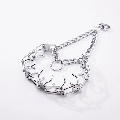 Cadena de cuello de perro de acero inoxidable de estilo moderno para capacitación profesional personalizada