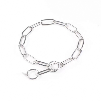 Patrón de animales Cadena de cuello de perro de acero inoxidable para amigos de cuatro patas de moda