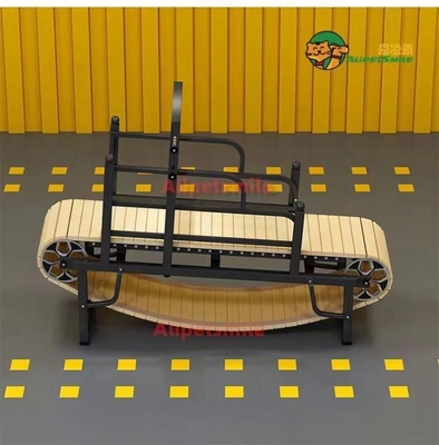 Caminadora de correr de tamaño pequeño personalizada para perros Pitbull de mascotas hecha de papel de madera de acero