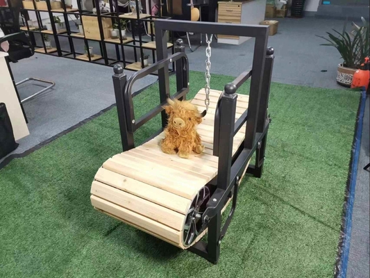 EE.UU. Mercado de perros cinta de correr máquina de caminar de madera para mascotas electrophoresis de aluminio