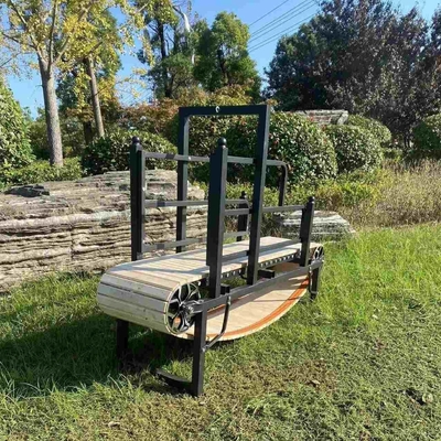 Caminadora de entrenamiento para perros de aluminio anodizado y en polvo con superficie de arena