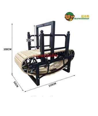 Caminadora para perros de tamaño mediano con acabado de arena de diseño sostenible y duradero