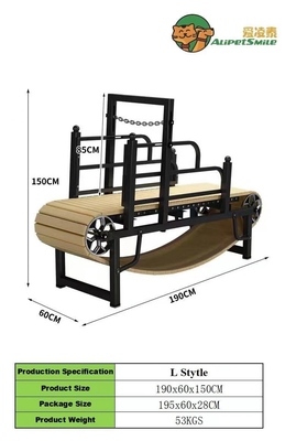 43 kg/50 kg Capacidad Alipetsmile cinta de correr para perros Equipo de ejercicio en interiores para perros grandes