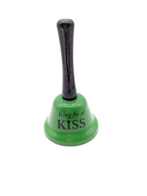 Campanilla de mano Logotipo personalizado Mano de escritorio Campanilla de beso Campanilla de llamada para llamar Cute Party Toy Ring