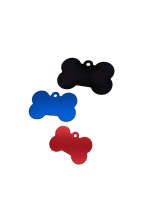Etiquetas de perros multicolores grabadas Etiquetas de perros en aleación de aluminio con diseño personalizado