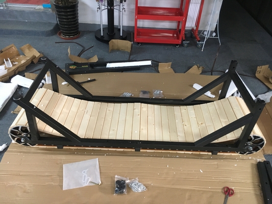 Caminadora Pit Bull de madera y aluminio Máquina de correr sostenible para perros activos