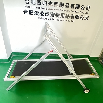 Muelle para perros de metal, acero y aluminio para entrenamiento sostenible