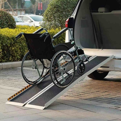 T3-T8 Electroforesis a temperatura Rampa portátil de aluminio para silla de ruedas Escaleras de escalera para perros