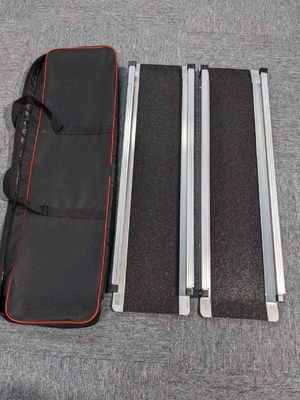 T3-T8 Electroforesis a temperatura Rampa portátil de aluminio para silla de ruedas Escaleras de escalera para perros