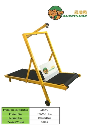Equipo de entrenamiento de mascotas seguro y duradero Caminadora plegable para perros grandes acepta OEM ODM