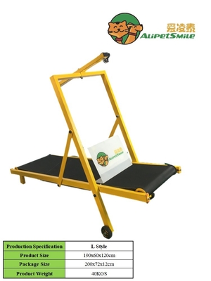 Equipo de entrenamiento de mascotas seguro y duradero Caminadora plegable para perros grandes acepta OEM ODM