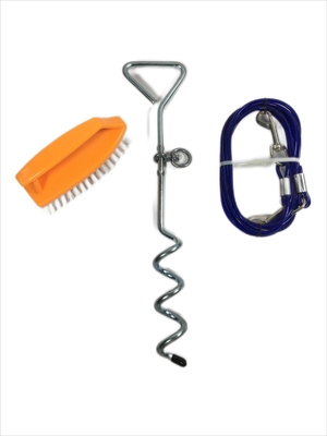 100-150 kg/220-330 lbs Capacidad de correa Estaca de perro certificada CE para juegos al aire libre