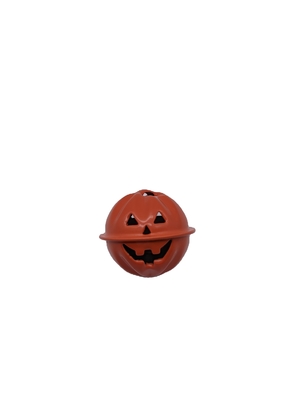 Campanillas de calabaza de electroplacado verde para decoración y embellecimiento del árbol de Halloween