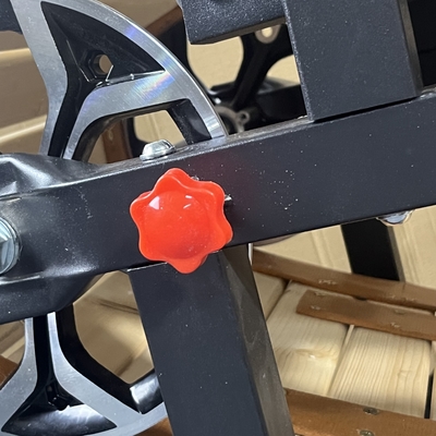 Caminadora de metal superligera con rueda delantera ajustable Sostenible y fácil