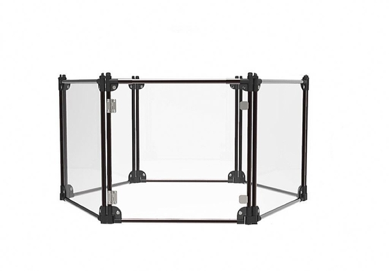 Slatmill plegable para perros Recinto de paneles acrílicos de moda para el juego de mascotas grandes