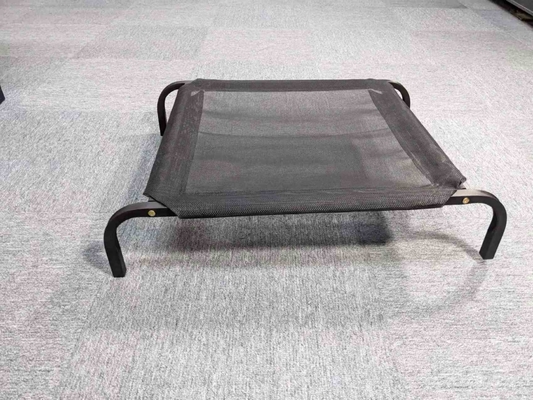 Electróforesis Tubo de acero de gran tamaño plegable cama de mascotas cuna de mascotas cama de perro elevada cama de malla