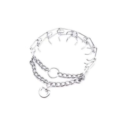 Collar de perro de acero inoxidable con tamaño y material personalizados