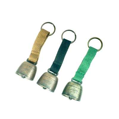 120 mm * 35 mm Antioxidante de metal Campana de vaca Grande para advertir a los osos durante el montañismo