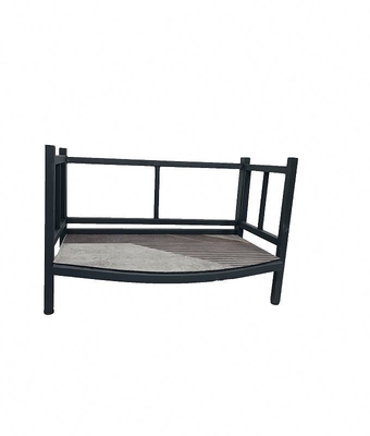 Cama de mascotas elevada de metal a prueba de humedad para perros y gatos de lujo Diseño sostenible