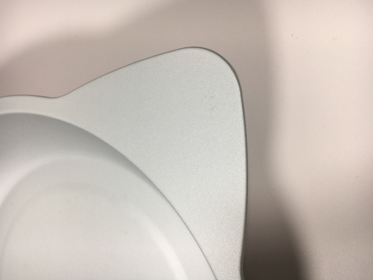 Material de aluminio en forma de cuenco de gato en forma de tazón redondo para su compañero peludo