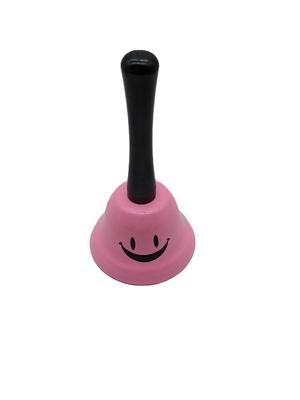 Campanilla de llamada de mano de color metálico para restaurante Campanilla de comida de electroplataje multicolor