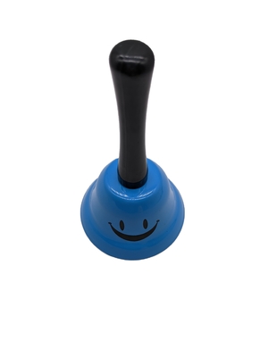 Campanilla de llamada de mano de color metálico para restaurante Campanilla de comida de electroplataje multicolor