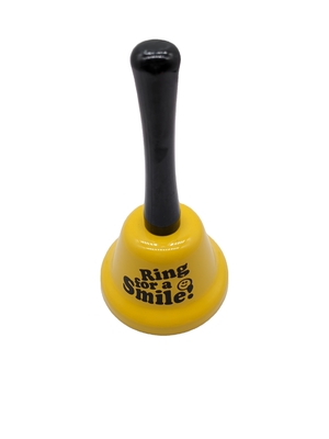 Campanilla de llamada de mano de color metálico para restaurante Campanilla de comida de electroplataje multicolor